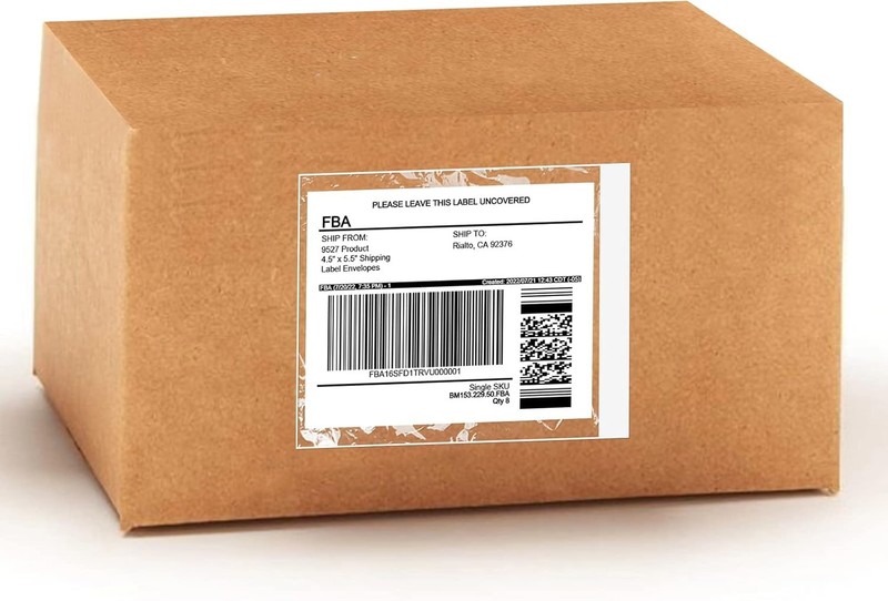 4.5" x 5.5" Clear Adhesive Top Loading Packing List/Shipping Label Envelopes ... gallery