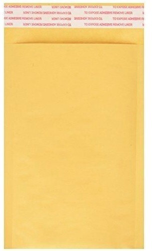25 Pack – 4×7 #000 Bubble Mailers Self Seal Padded Shipping Envelopes
