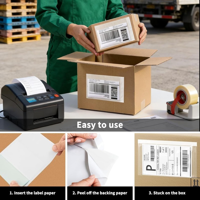 Clear Top Loading Packing List Envelopes - 100 Pack 6" x 9" for Business Use gallery