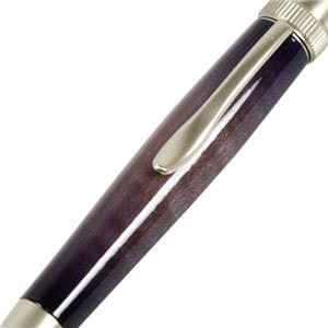 Air Brush Wood Ballpoint Pen, Purple Curly Maple, Parker Type, 0.7mm gallery