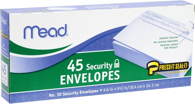 #10 Envelopes, Security Printed Lining for Privacy, Press-It Seal-It Self Adhesi gallery