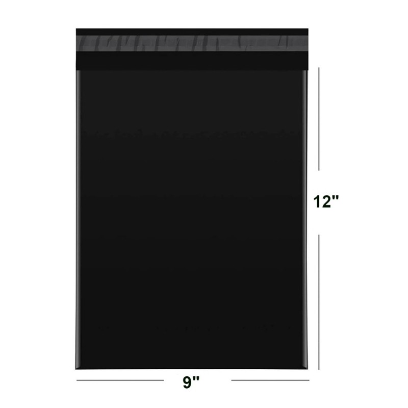 100 Black Poly Mailers Shipping Bags Mailing Envelope 9×12 10×13 12×15.5 14.5×19