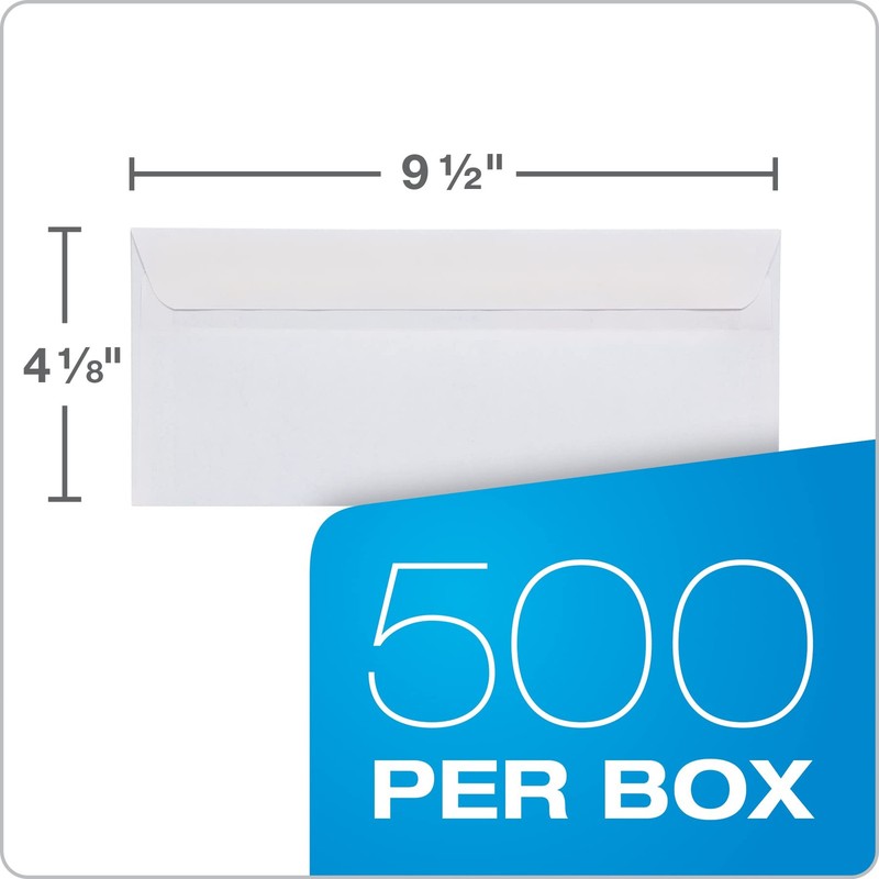 #10 Double-Window Self-Seal Security Envelopes, For Business Statements, Invo... gallery