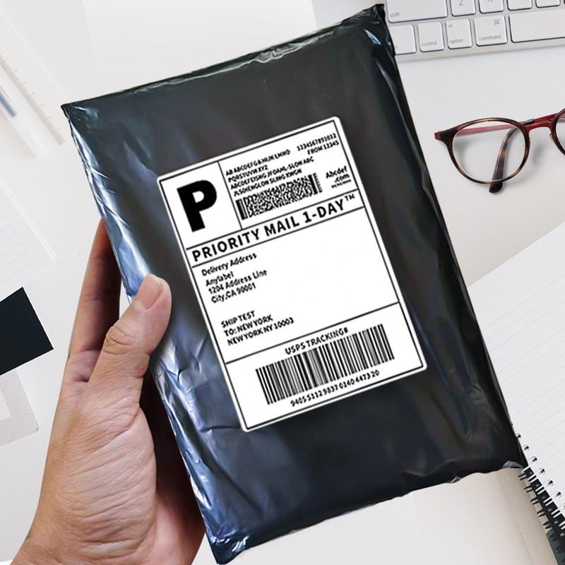 Any size Black Poly Mailers Shipping Envelopes Self Sealing Plastic Mailing Bag gallery