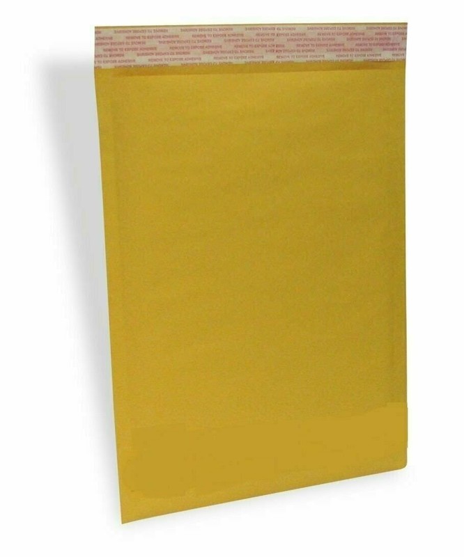 500 #0 6.5×10 Eco Kraft Bubble Padded Envelopes Mailers Lite Shipping 6.5″x10″