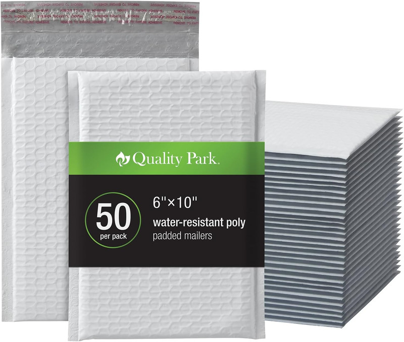 50PC plastic padded poly Bubble Mailers 6 X 9 Shipping Envelopes shipping bags