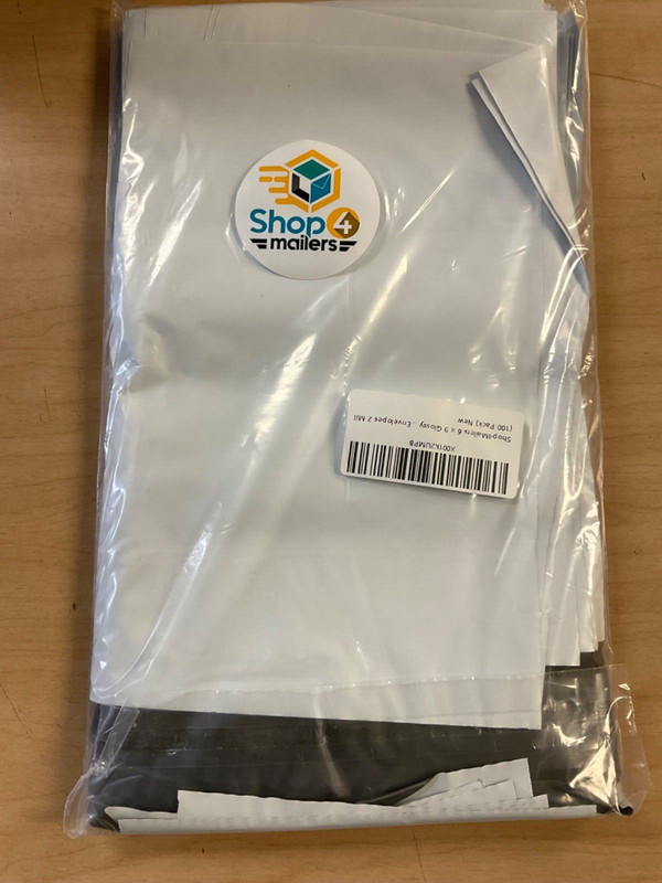 100 – 6×9 Premium Plastic Flat Poly Mailers Shipping Bag Mailing Envelope 2 MIL