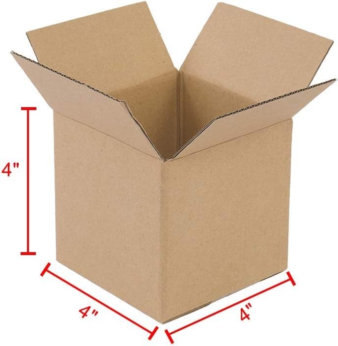 100 8x6x4 Cardboard Paper Boxes Mailing Packing Shipping Box Corrugated... gallery