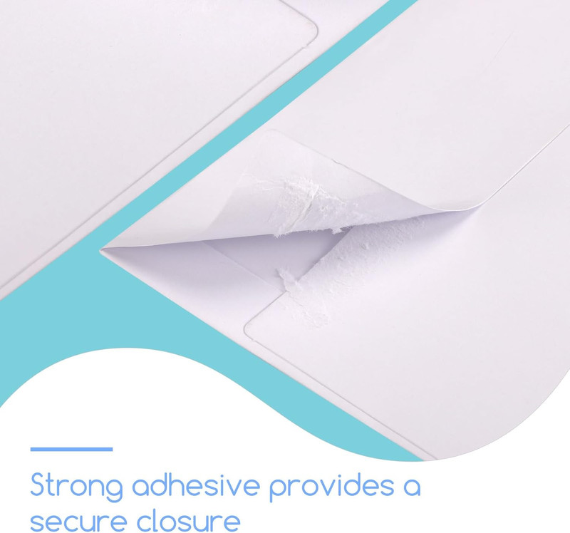 A6 Envelopes Self Seal 500 Pack - 4.75X6.5 White Invitation Envelopes Bulk for 4 gallery