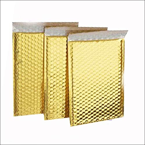 ProLine Glamour Metallic Gold Poly Bubble Mailers Envelopes Sealing Bags #000…