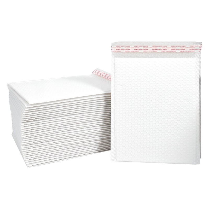 400PCS White 7″x9″ Poly Bubble Mailers Padded Envelopes Packaging Bubble Pak