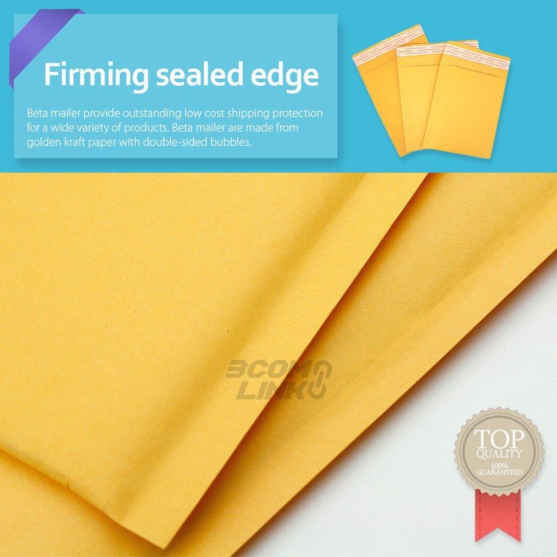 50 #0 6 x 10 (6x9) Kraft Bubble Padded Envelopes Mailers Shipping Bag gallery