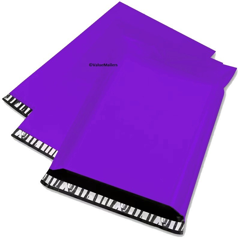 1000 14×17 PURPLE Poly Mailers Shipping Envelopes Couture Boutique Quality Bags