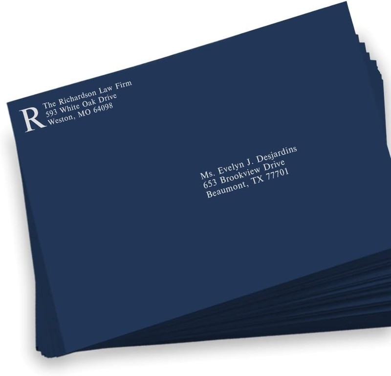 80lb Navy Blue Booklet Envelopes, 50 Count – Perfect for Invitations & Documents gallery