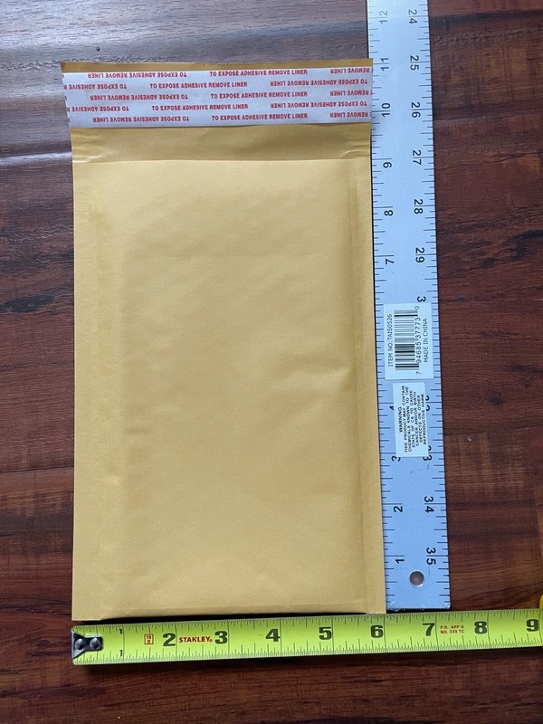 #00 5×10 KRAFT BUBBLE MAILERS PADDED SELF SEAL SHIPPING BAGS ENVELOPES