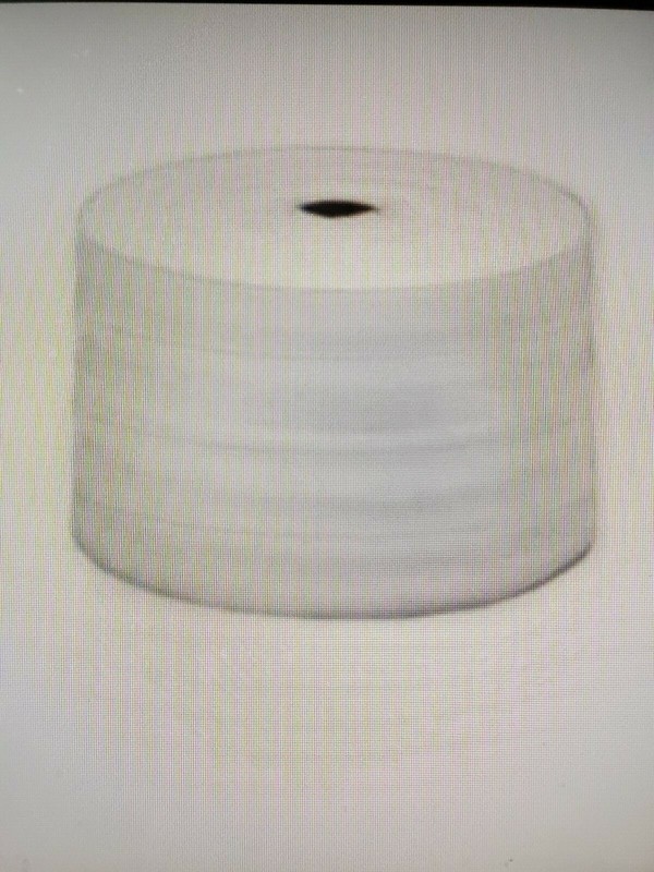 24" POLY FOAM ON ROLLS 1/8" THICK 550 FT PER ROLL 2 ROLLS PERF 12" PICK UP ONLY