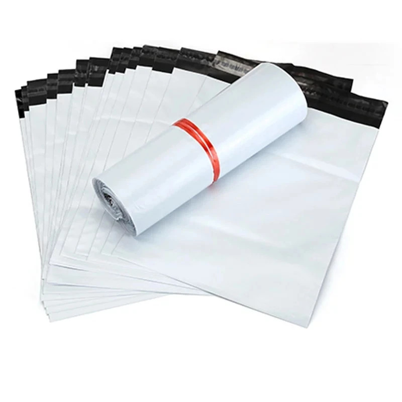 Ploy Shipping Bags Opaque PE Plastic Express Envelope Storage White Color Mailin gallery