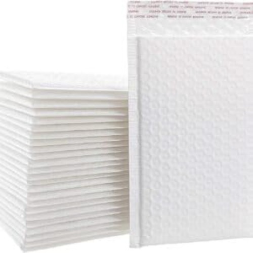 Secure Your Shipments: 25 Water-Resistant Self-Sealing Bubble Envelopes 4"x7" gallery