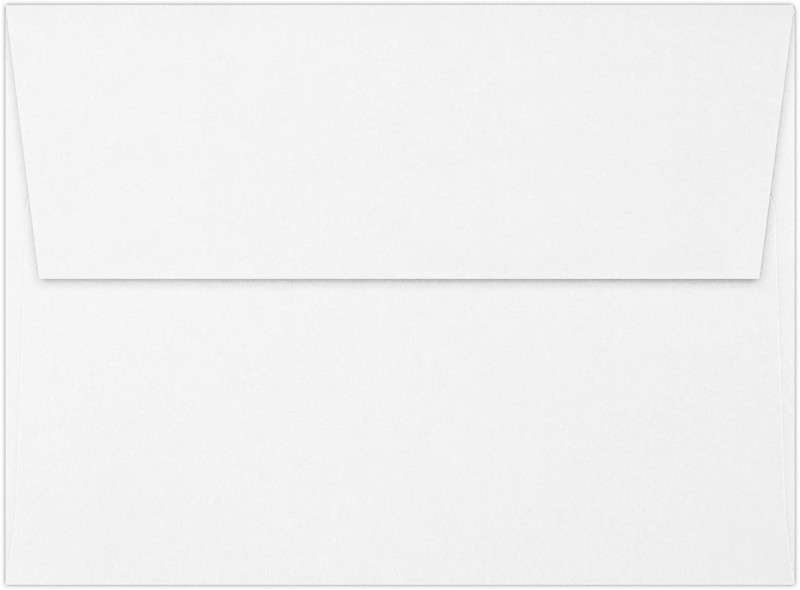 LUXPaper A7 Envelopes 5 1/4 x 7 1/4 White 80lb Cotton Peel & Press 50 gallery