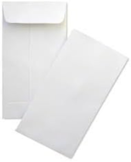 Coin Envelopes - 500-Pack White Gummed Money Envelopes for Cash, Coins, Jewel... gallery