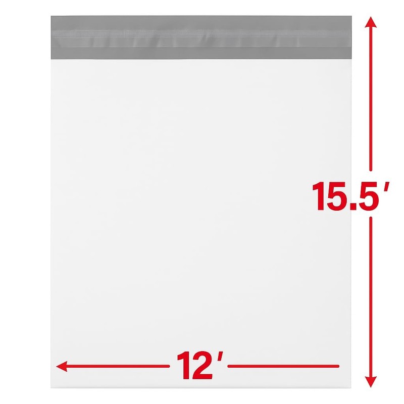 Poly Mailers 12x15.5 (500 Pack) – 12x15 Polymailers Shipping Bags, Self-Seali... gallery