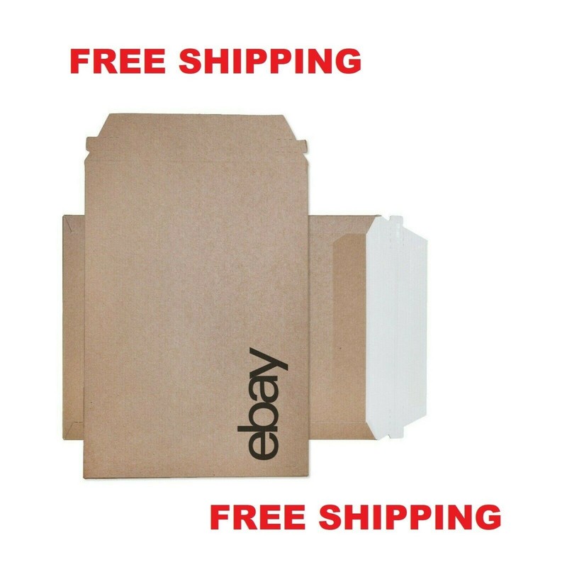( lot of 10 ) 9” x 12” Paperboard Mailjacket very sturdy Envelopes (No padding)