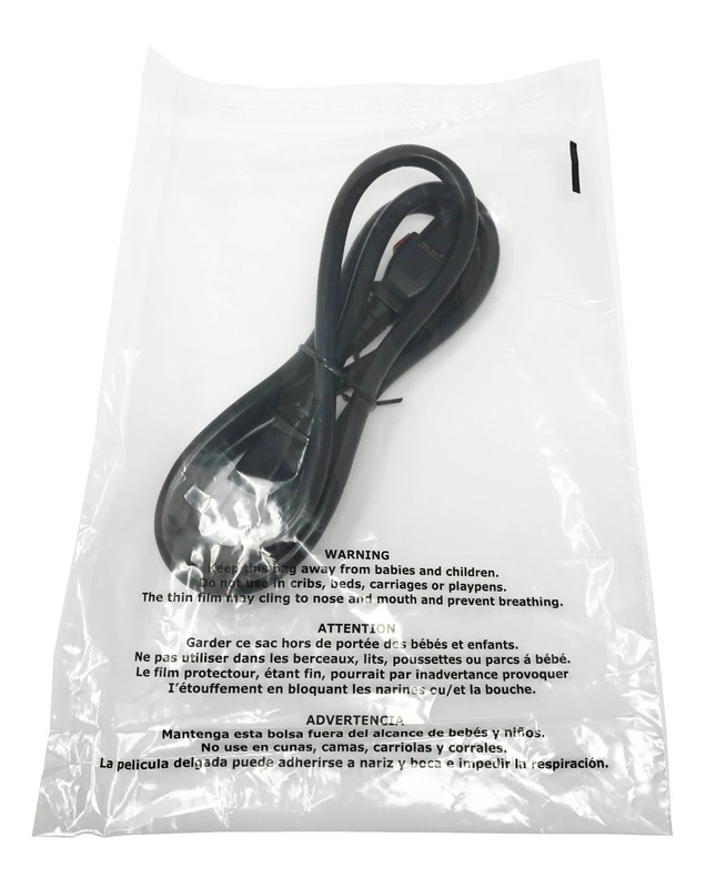 200 10x13 Premium Suffocation Warning Clear Plastic Self Seal Poly Bags 1.5 Mil gallery