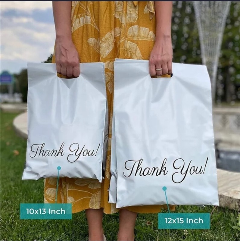 100pcs Bolsas para envios por correo/agarre/resistentes/Thank you/10x13",12x15" gallery