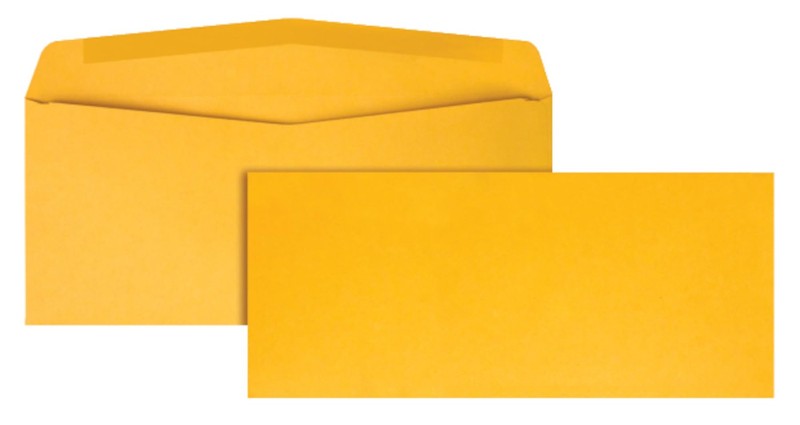 Quality Park Kraft Business Envelopes, 28lb, #10, 4-1/8 x 9-1/2, 500/Box (11162)