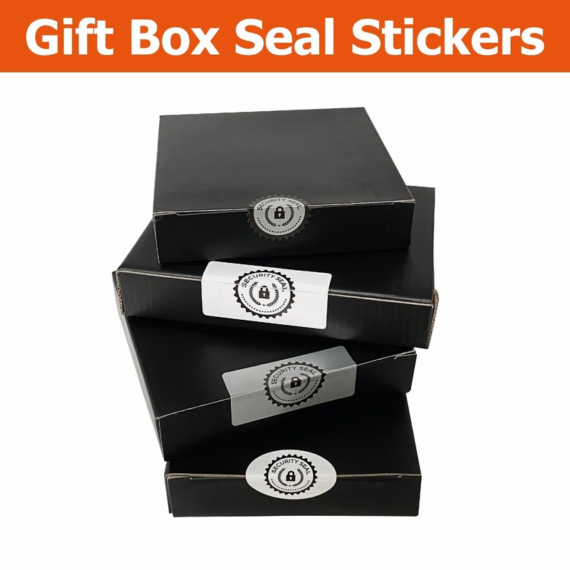 Gift Bag / Jewellery Packaging Security Seals Choose Your Sticker Size gallery