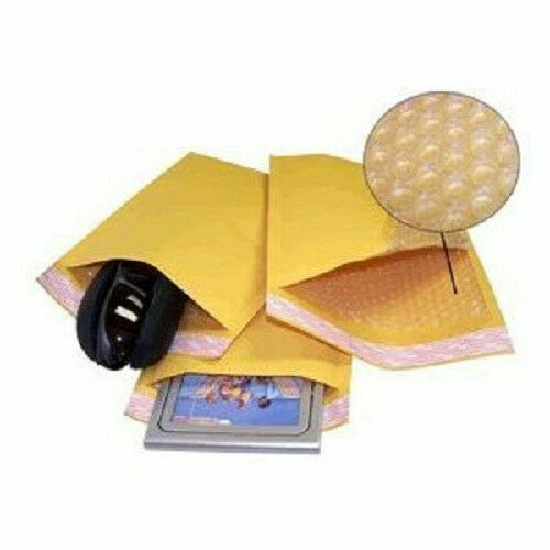 500 #000 4×8 Kraft Paper Bubble Padded Envelopes Mailers Shipping Case 4″x8″ CPI