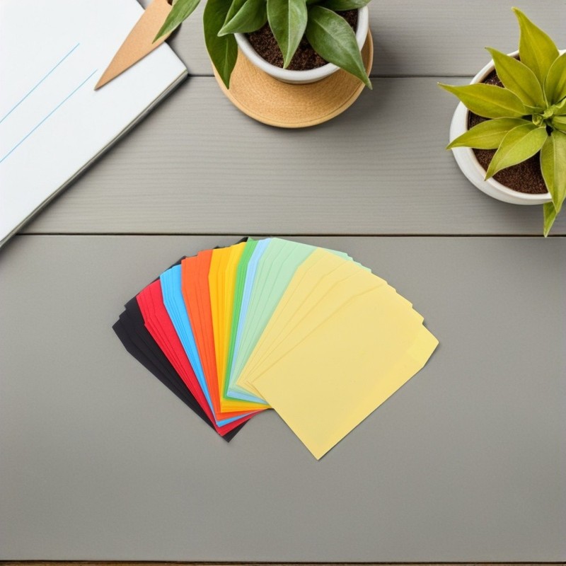 50 Pcs Small Paper Envelopes Colored Coin Cash Storage Envelopes gallery