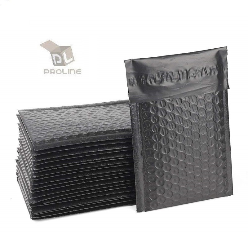 ProLine® 300 Black #2 8.5×12 Poly Bubble Padded Self Seal Envelopes Mailers