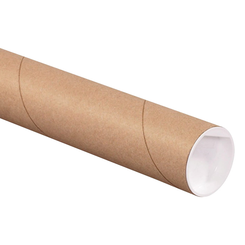 Box Usa Usa Cardboard Tubes Caps 20L X 2W X 2H Pack Of 50 Poster Tube For