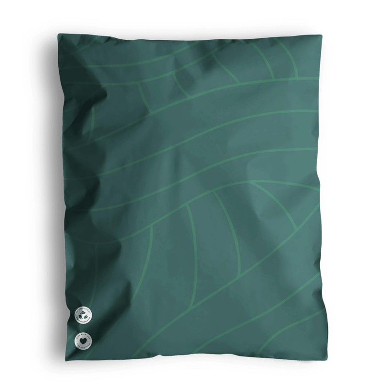 25 Pack 10×13 Olive Leaf Poly Mailers, Biodegradable, Self-Seal, Waterproof