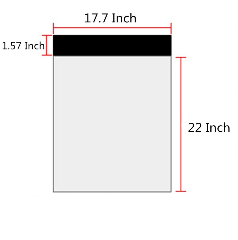 17.7 X 22 Inches Poly Mailers，Large Self-Sealing Shipping Envelopes Plastic M... gallery
