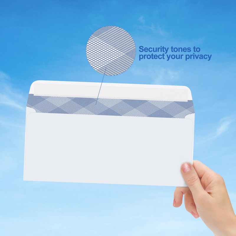 750#10 Security Envelopes, Self Seal Windowless Envelopes, Security Tint Patt... gallery
