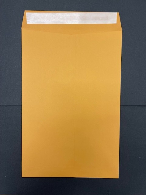 Brown Kraft Catalog Envelopes 10 x 15, peel and seal