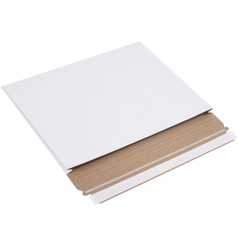 RM2G Gusseted Flat Mailer, 9-1/2″ Length x 12-1/2″ Width, White (Case of 100)