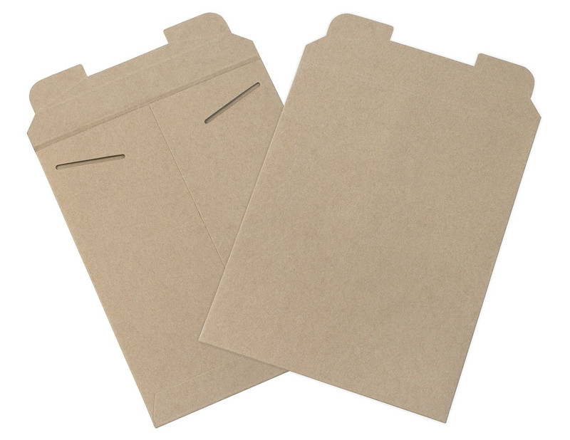 Shipping Mailer Envelopes 9 3/4"L X 12"W 100-Pack Flat | Thin Stayflat Mailers f gallery