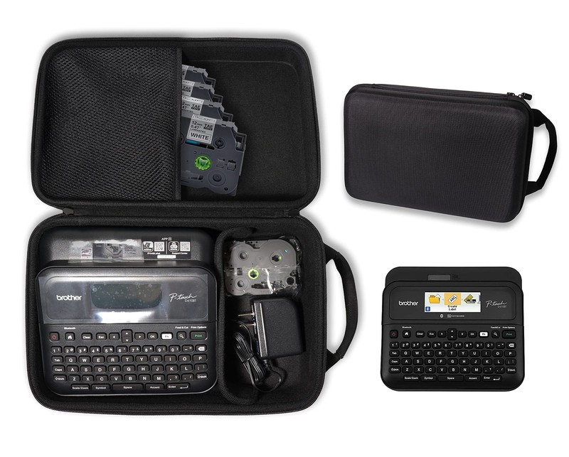 CaseSack Label Maker Case Customized for Brother P-Touch PT- Small, Black