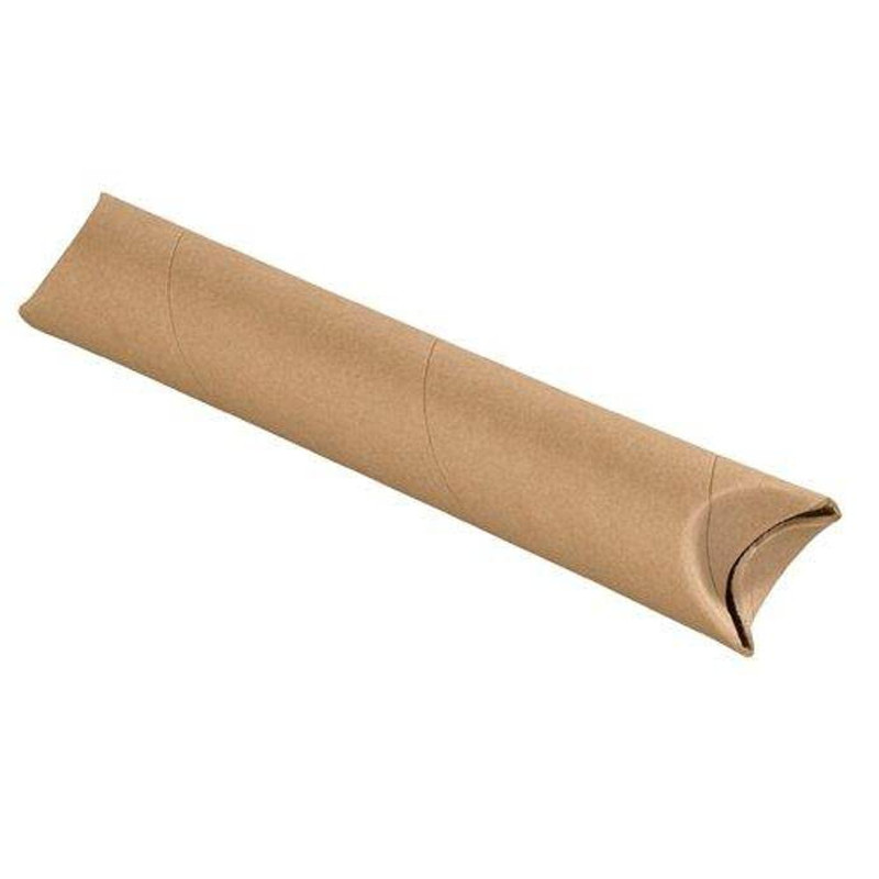 Aviditi Snap Seal Kraft Mailing Tubes 1-1/2 X 18 Inches Pack Of 70 For Storing