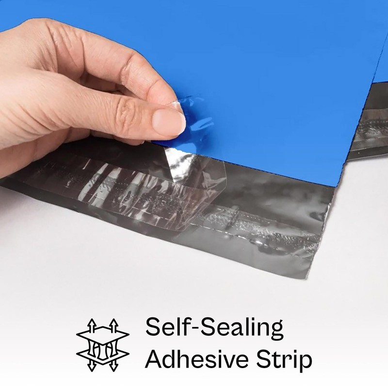 2000 9"x12" Blue Poly Mailers Shipping Bags Packaging Envelopes 2 Mil Polybag gallery