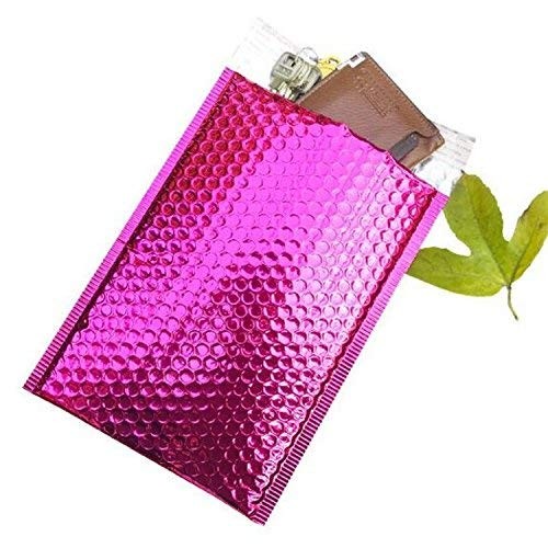 ProLine Glamour Metallic Pink Poly Bubble Mailers Envelopes Bags 6.5″ x 10″ E…