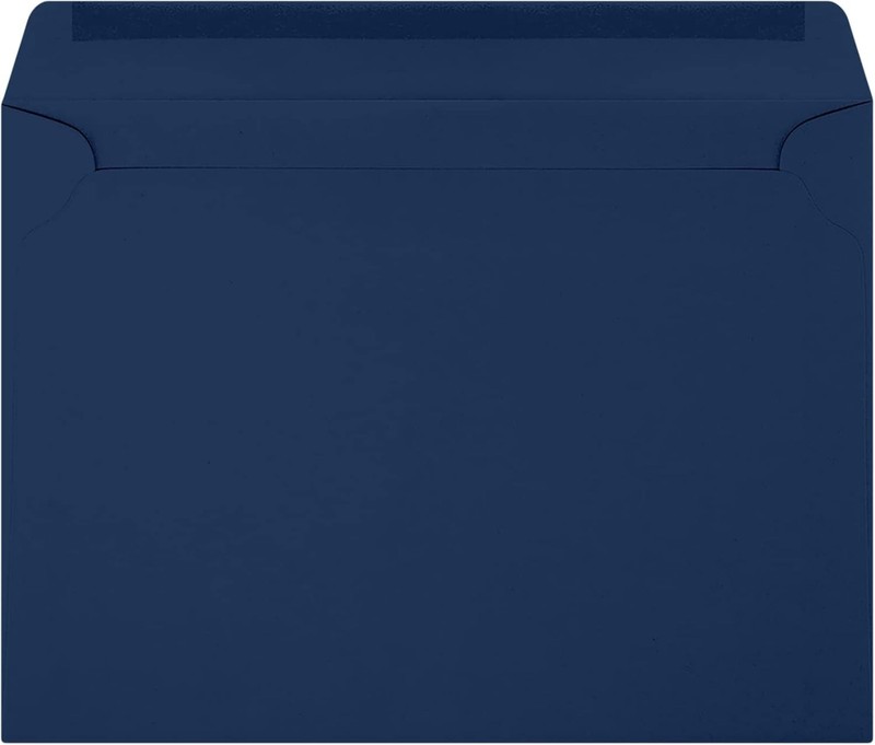 80lb Navy Blue Booklet Envelopes, 50 Count – Perfect for Invitations & Documents gallery