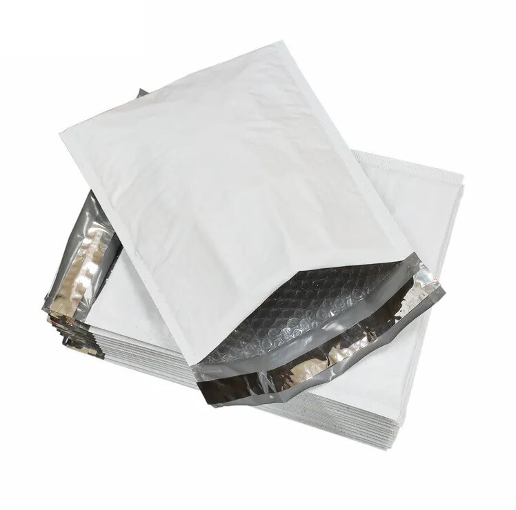 Lot of 1000pcs Poly Bubble Mailer Self Padded Envelope Bag 4″ x 8″ for Packing