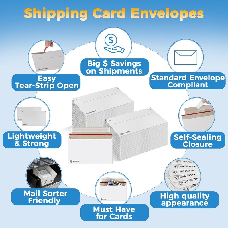 Trading Card Envelopes 110-Pack - Toploader & Ding Defend gallery