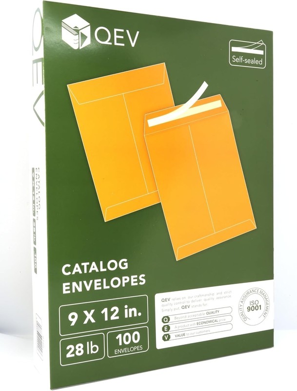 Eco-Friendly Bulk Pack of 100 Self-Seal Manila Envelopes 9x12 for Business gallery