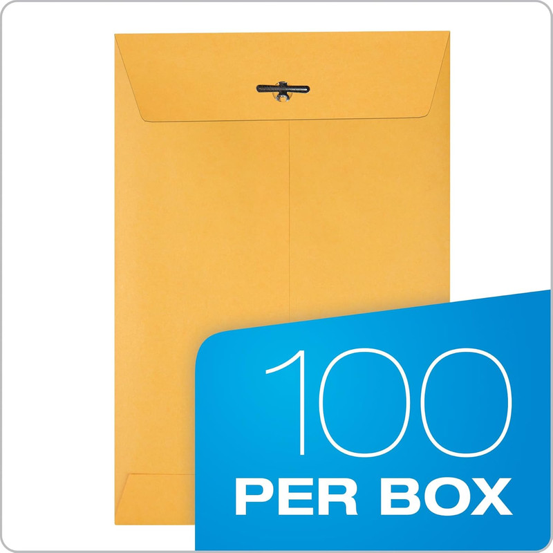 6-1/2 X 9-1/2 Clasp Envelopes, Clasp and Gummed Closures for Storing or Mailing, gallery