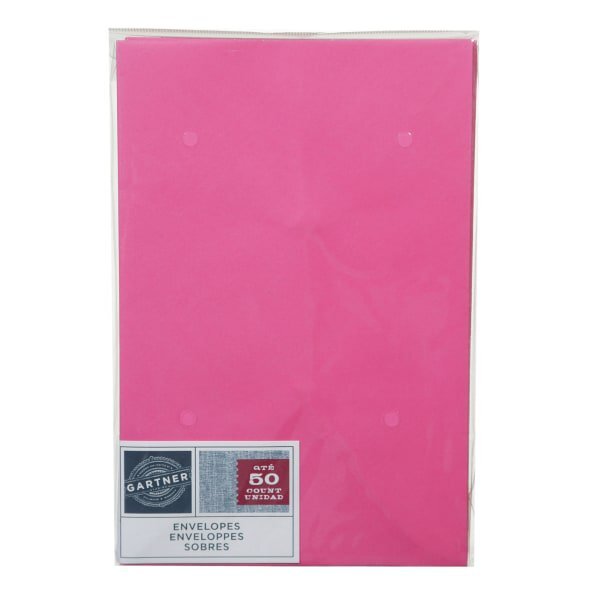 GARTNER STUDIOS Pink A9 Envelopes – 5.75″ x 8.75″ – 50 ct